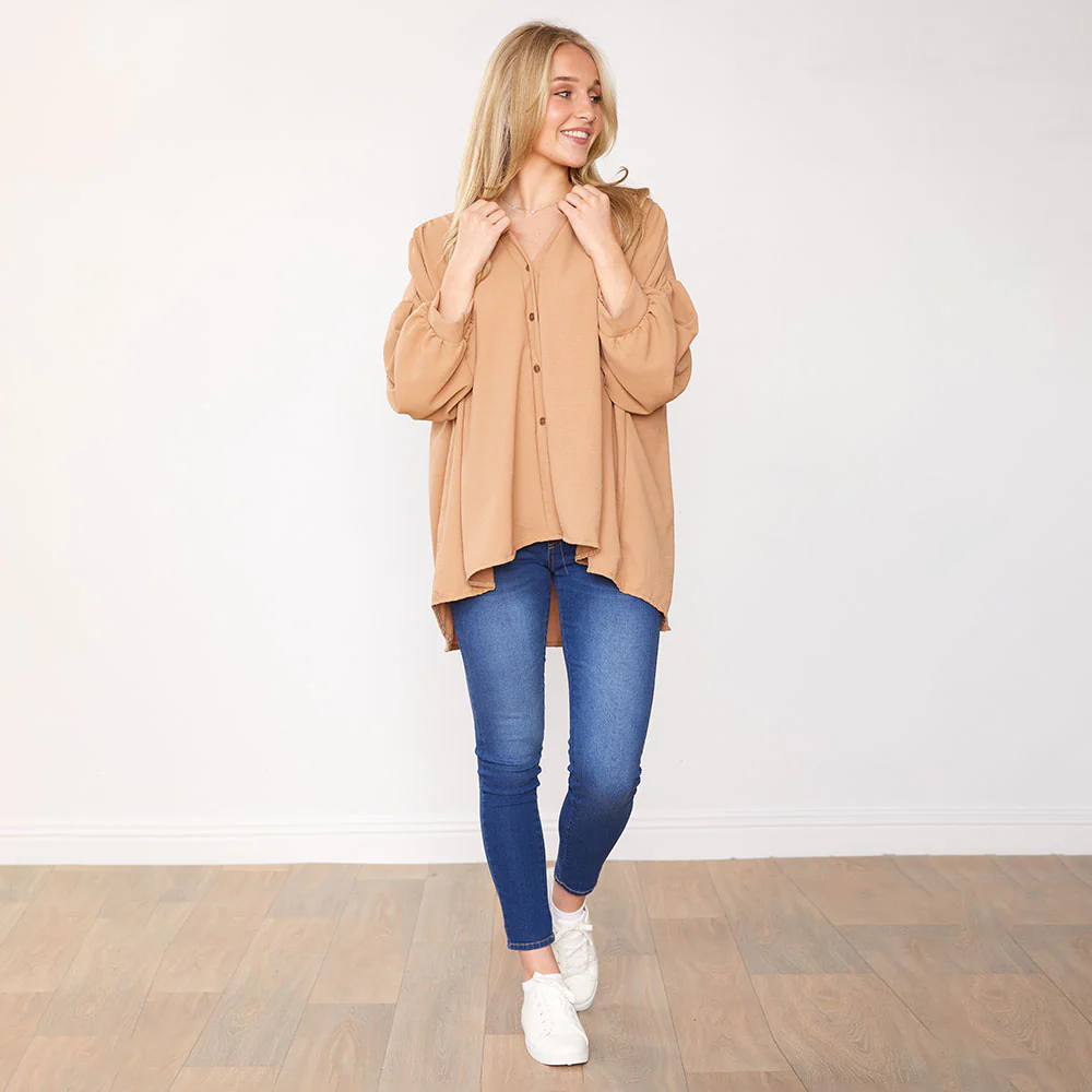 Laurel Top (Tan) - Image 3