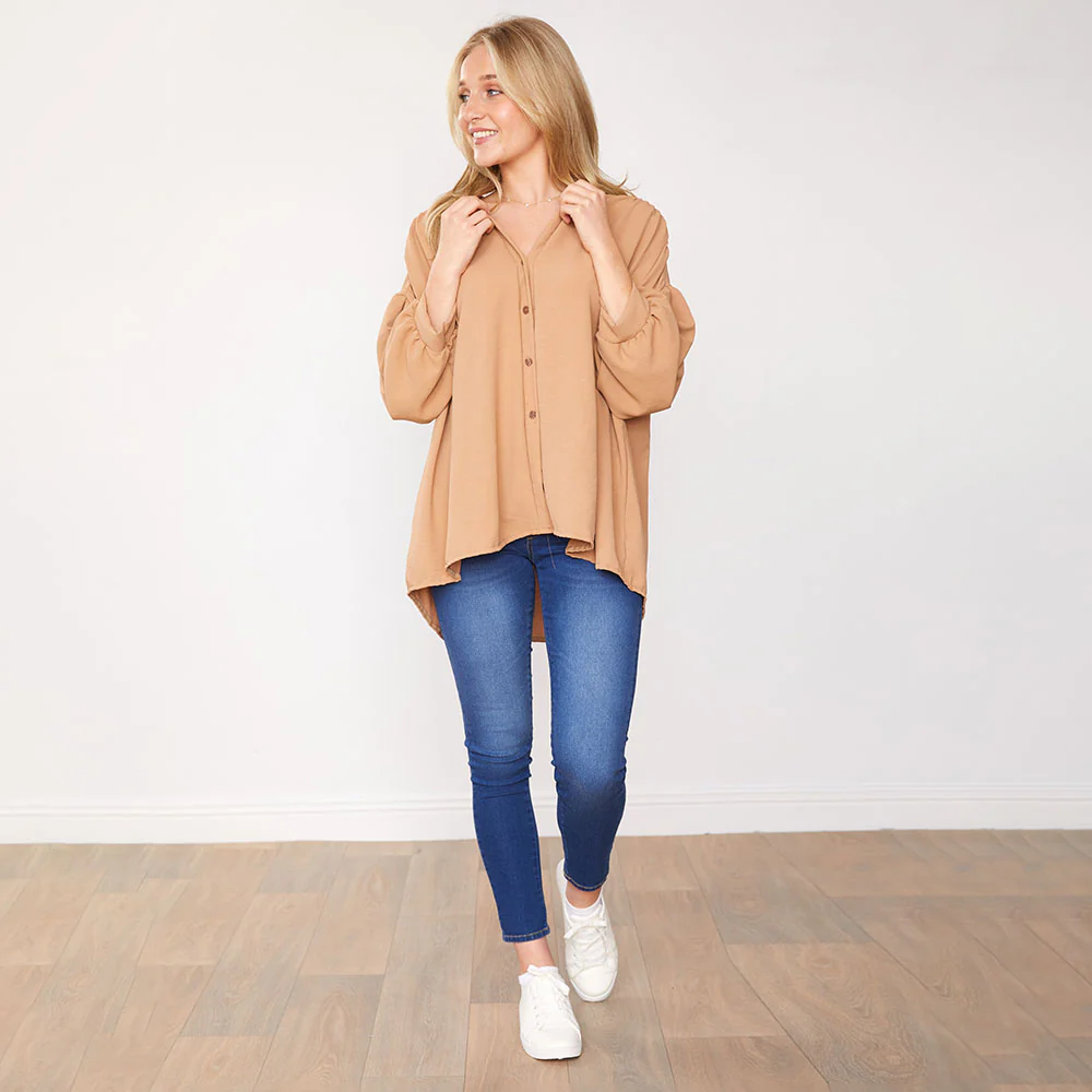 Laurel Top (Tan) - Image 5