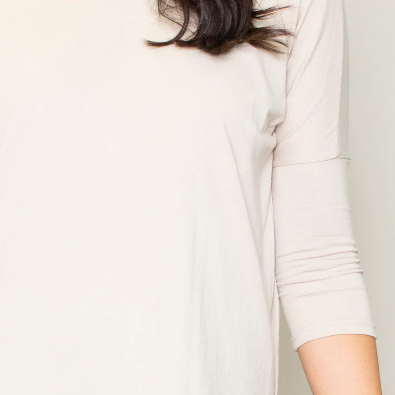 Pia Relaxed Fit Round Neck Top (Hazel) - Image 4
