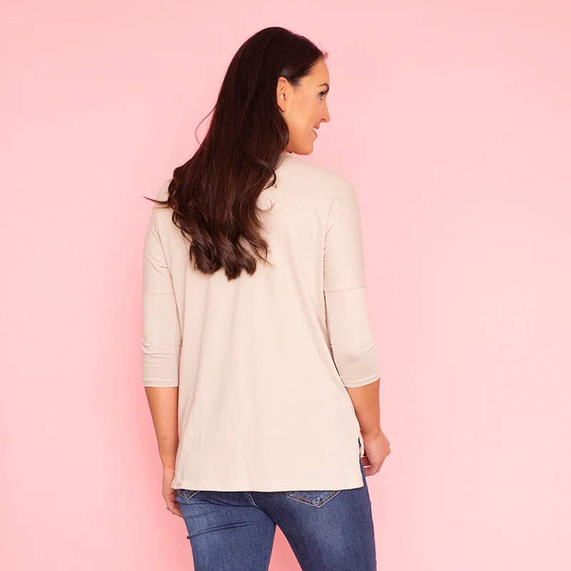 Pia Relaxed Fit V Neck (Hazel) - Image 7