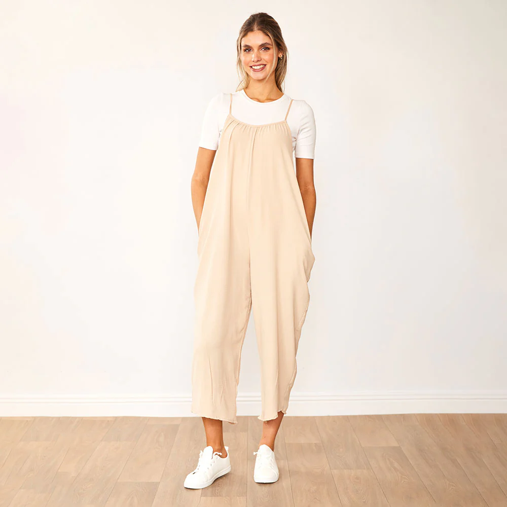 Lennie Jumpsuit (Taupe) - Image 3
