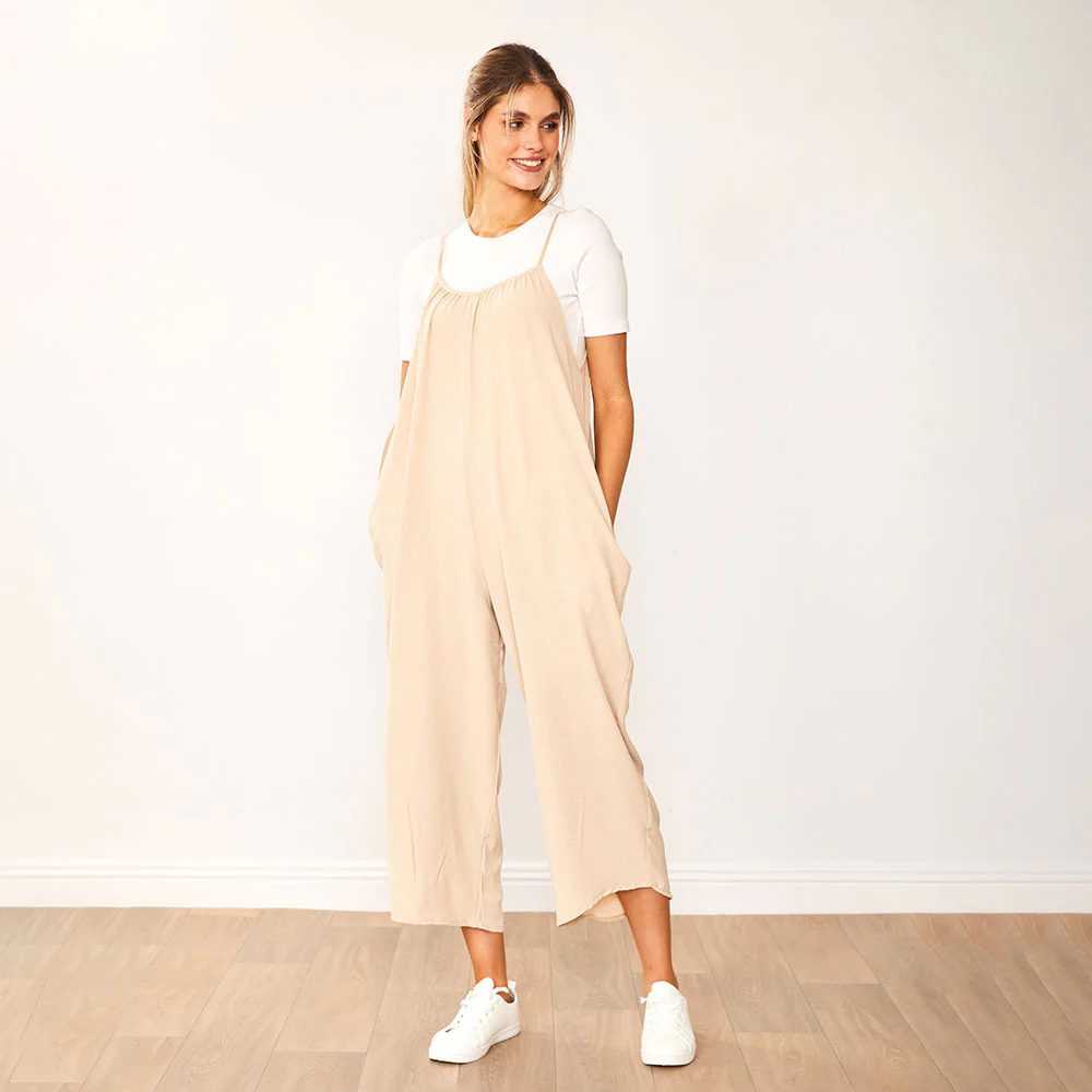 Lennie Jumpsuit (Taupe) - Image 4