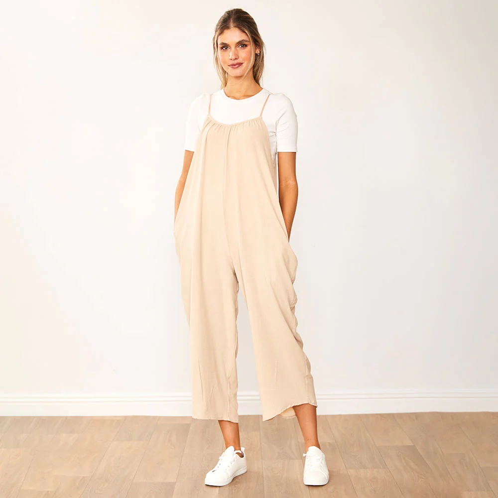 Lennie Jumpsuit (Taupe) - Image 5