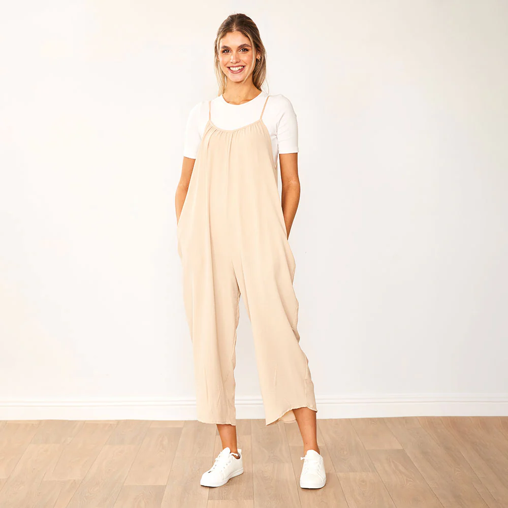 Lennie Jumpsuit (Taupe) - Image 6