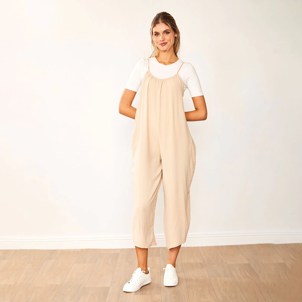 Lennie Jumpsuit (Taupe) - Image 8