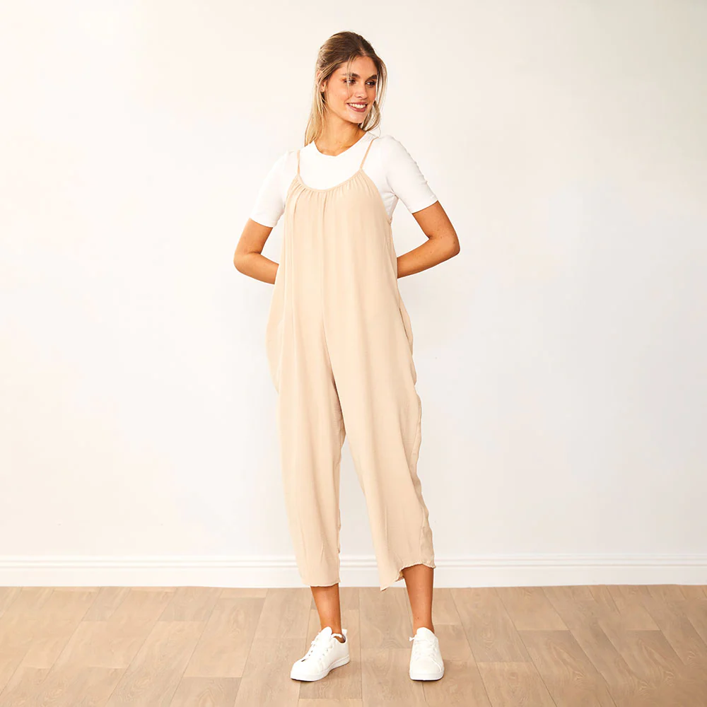 Lennie Jumpsuit (Taupe) - Image 9