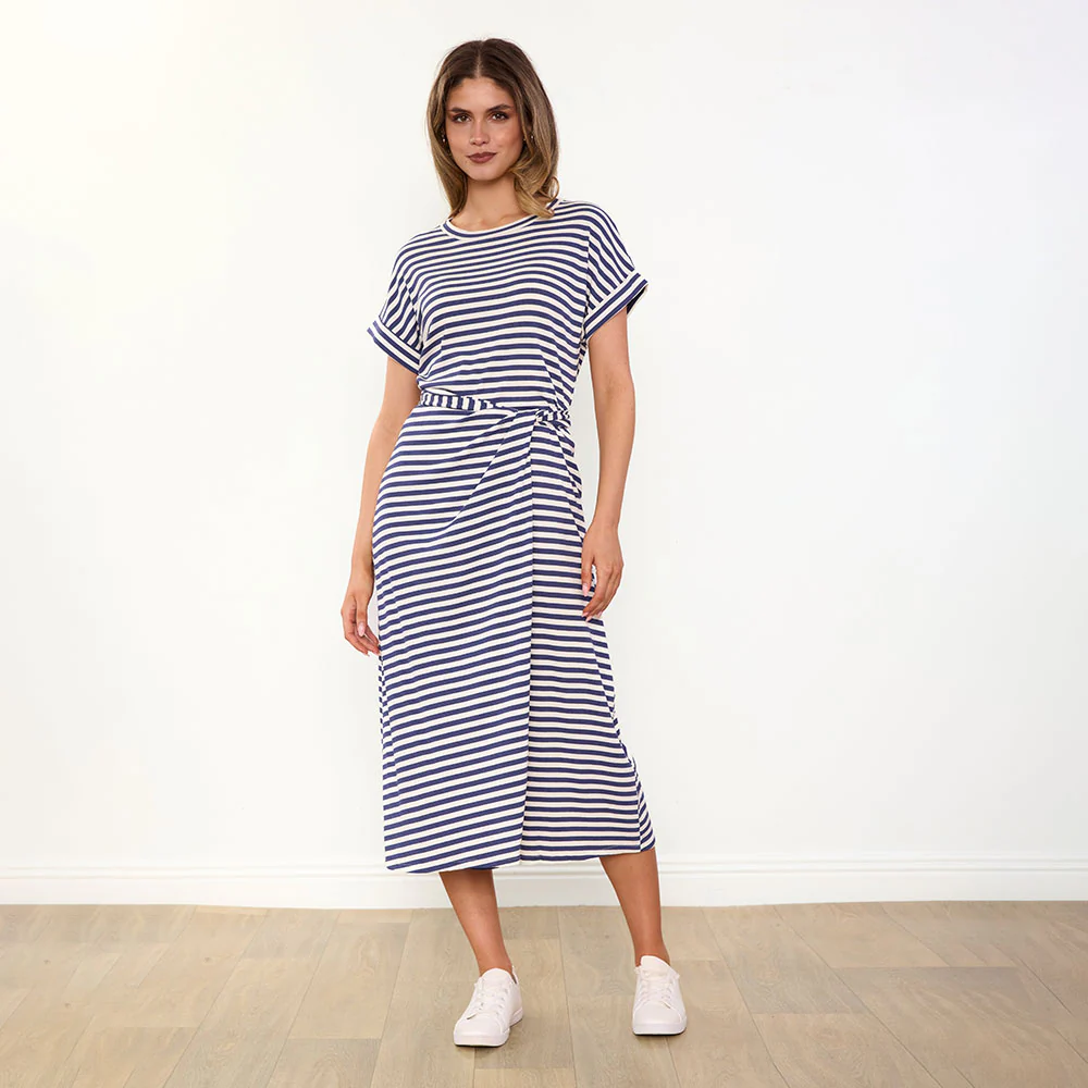 Lenny Dress (Blue Stripe) - Image 10