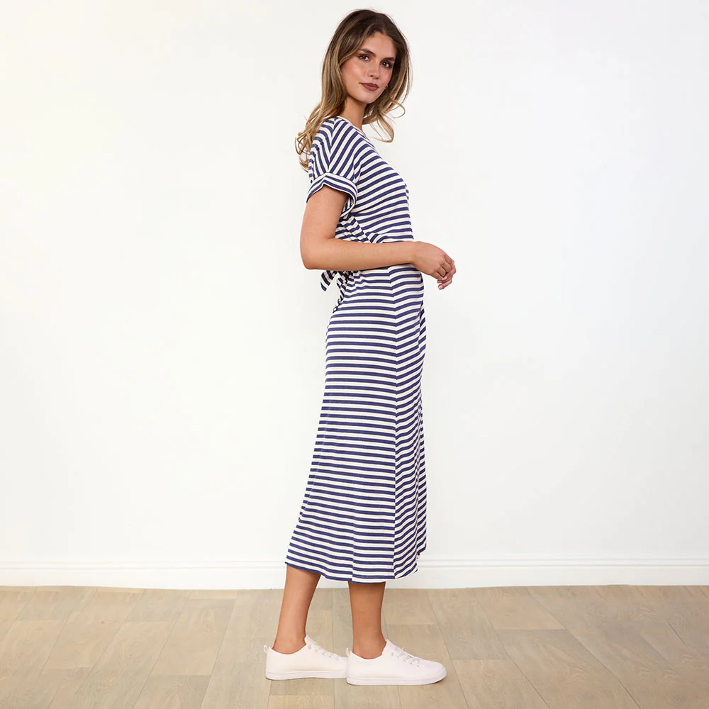 Lenny Dress (Blue Stripe) - Image 12