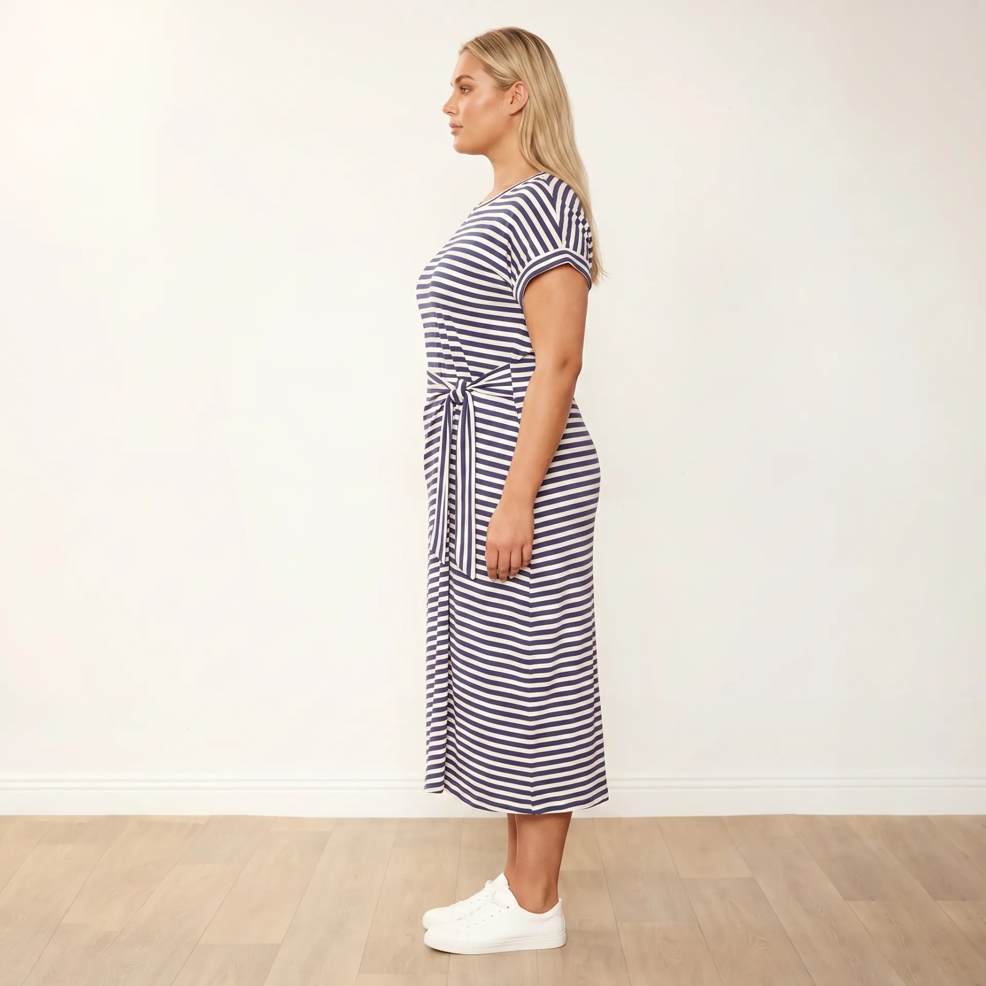 Lenny Dress (Blue Stripe) - Image 13