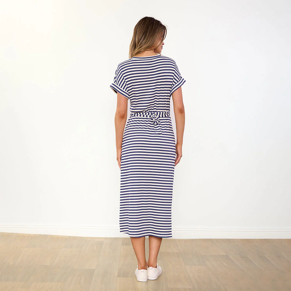 Lenny Dress (Blue Stripe) - Image 16