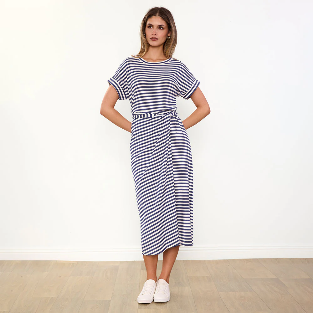 Lenny Dress (Blue Stripe) - Image 6