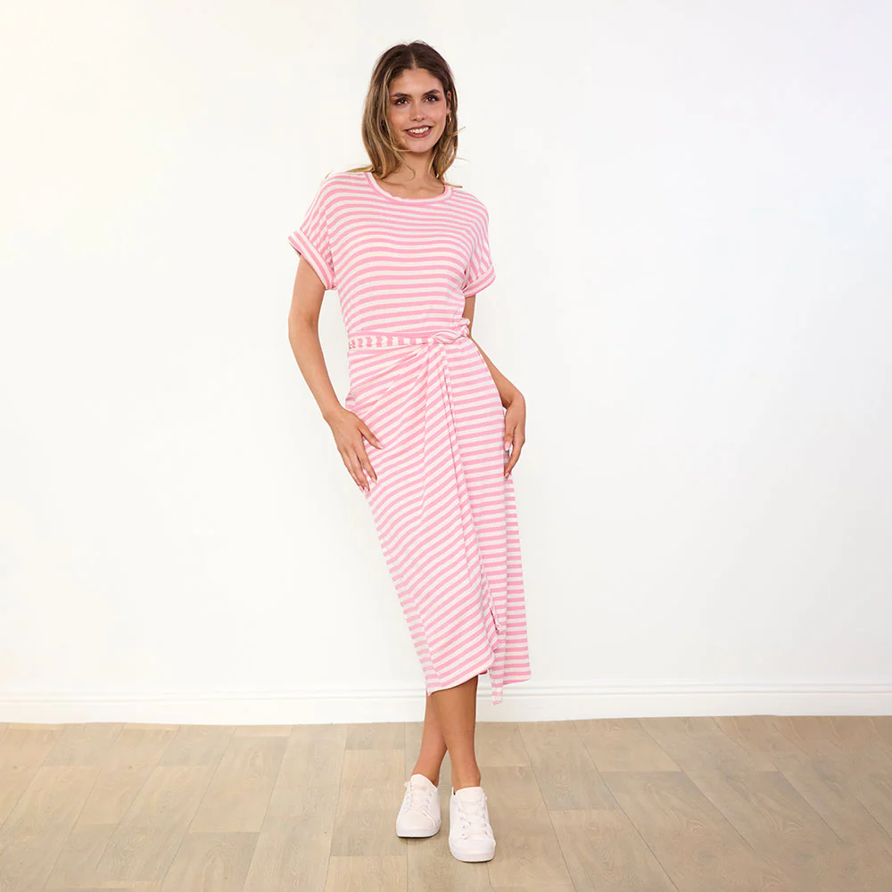 Lenny Dress (Pink Stripe) - Image 12
