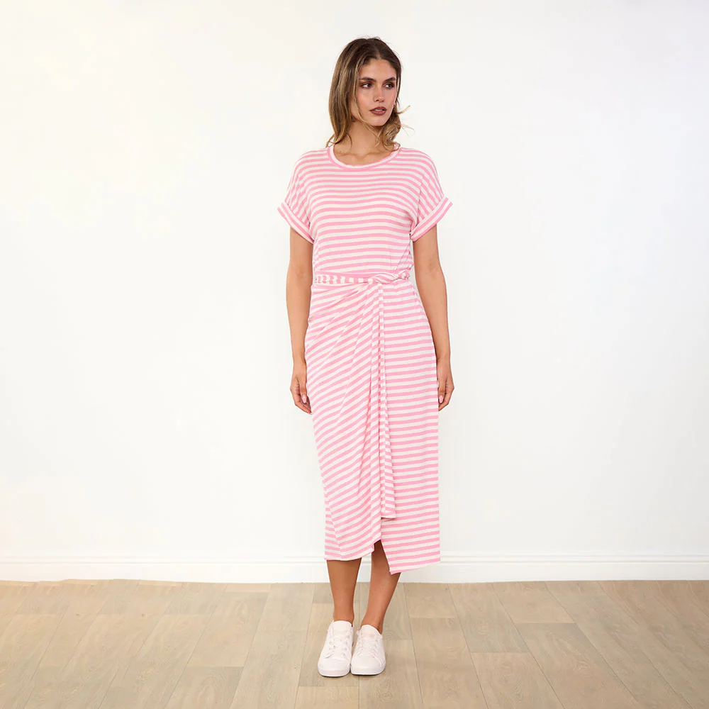 Lenny Dress (Pink Stripe) - Image 13