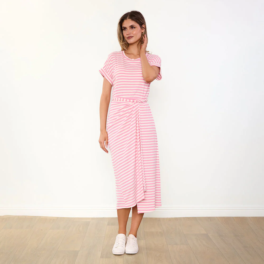 Lenny Dress (Pink Stripe) - Image 3