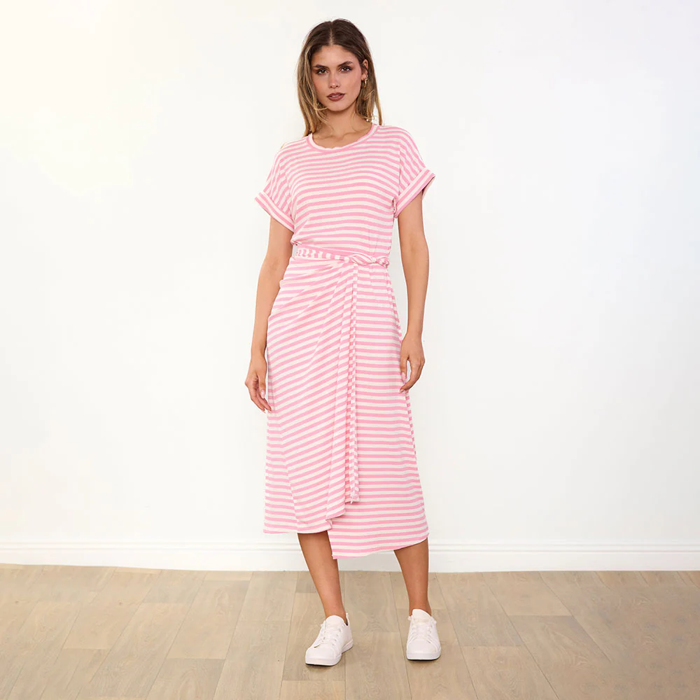 Lenny Dress (Pink Stripe) - Image 5