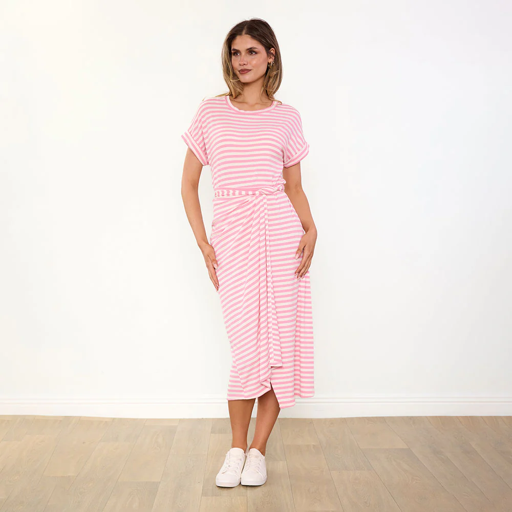 Lenny Dress (Pink Stripe) - Image 6