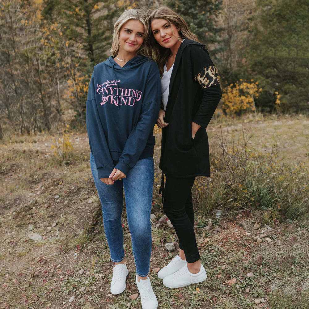 Rosie Leopard Hoody (Black) - Image 9