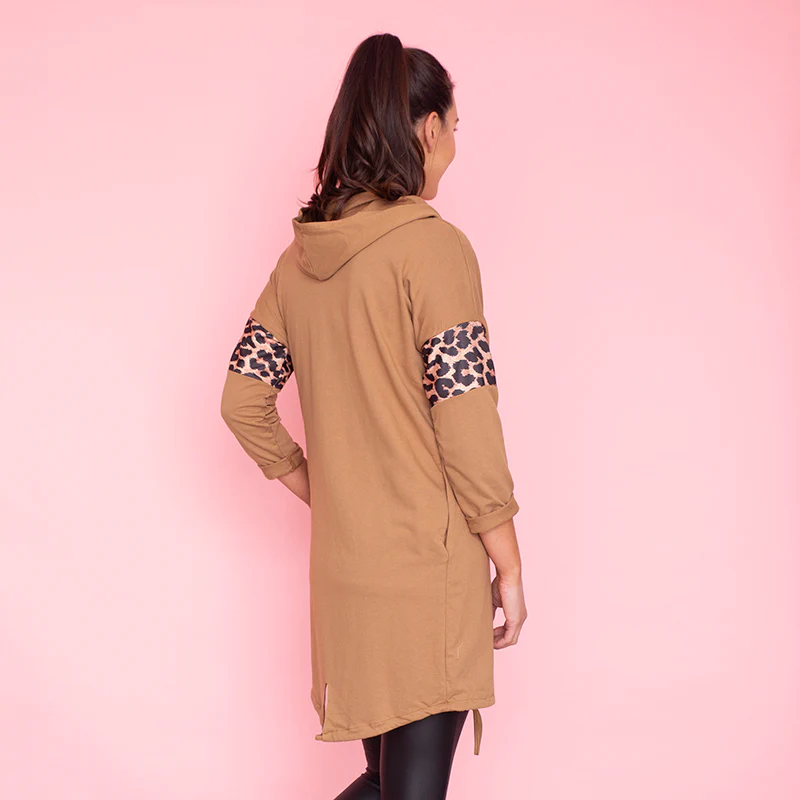 Rosie Leopard Hoody (Cinnamon) - Image 7