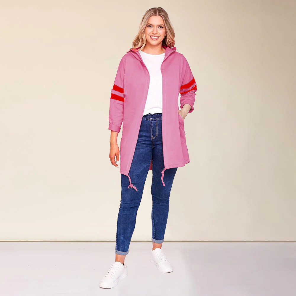 Rosie Leopard Hoody (Berry) - Image 3