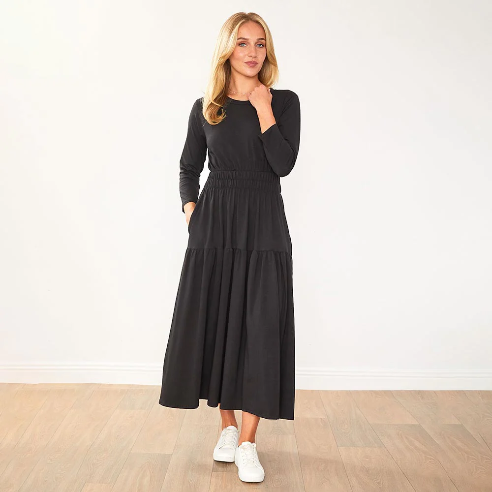 Leslie Dress (Black) - Image 4