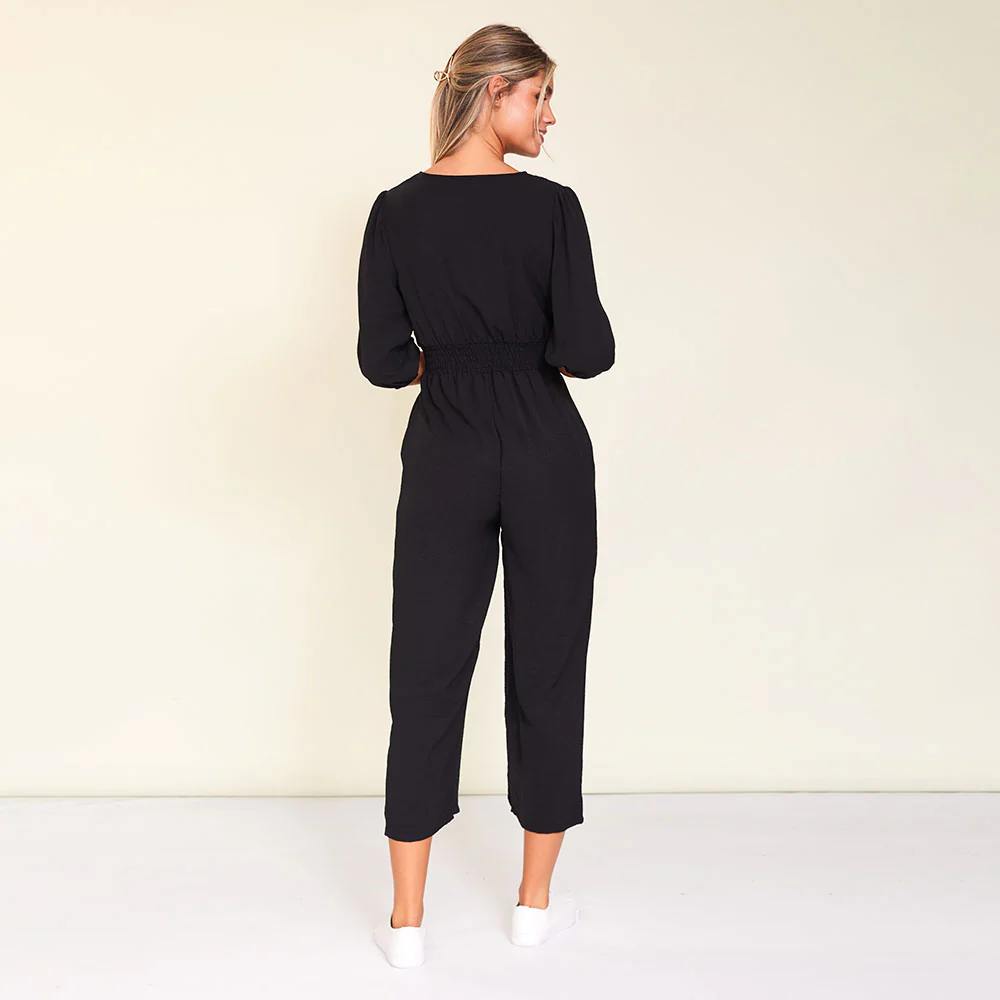 Lexi Jumpsuit (Black) - Image 13