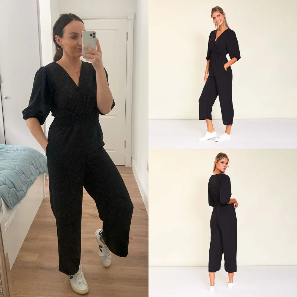 Lexi Jumpsuit (Black) - Image 2