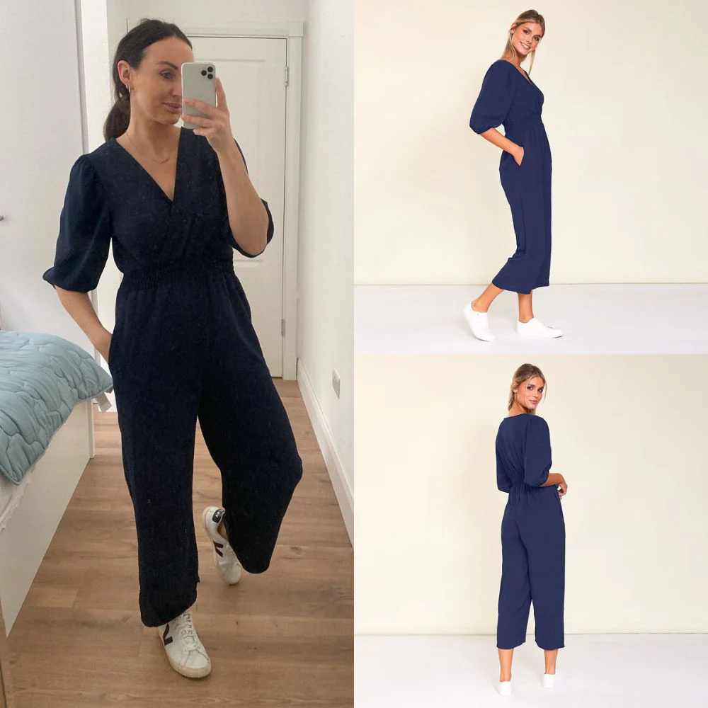 Lexi Jumpsuit (Navy) - Image 2