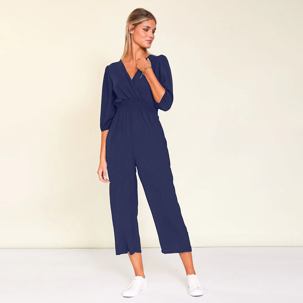 Lexi Jumpsuit (Navy) - Image 4