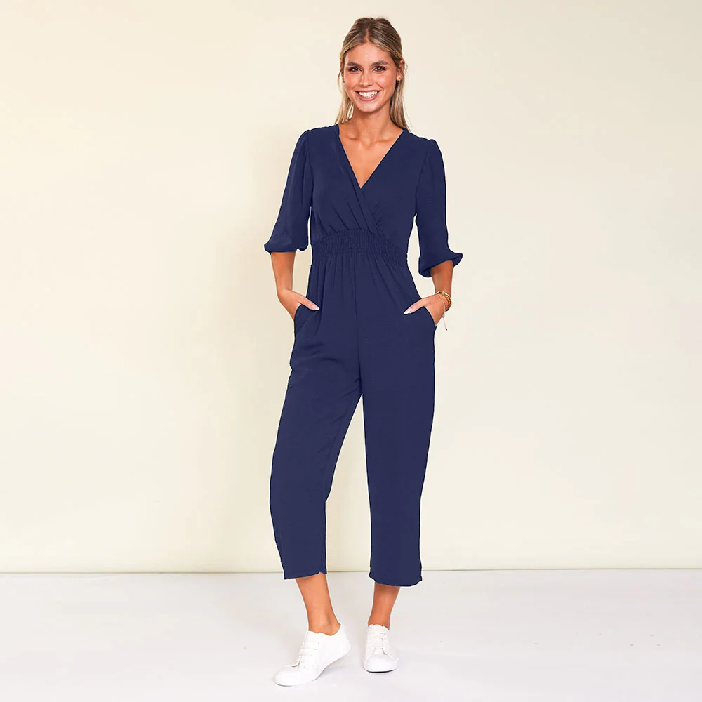 Lexi Jumpsuit (Navy) - Image 5