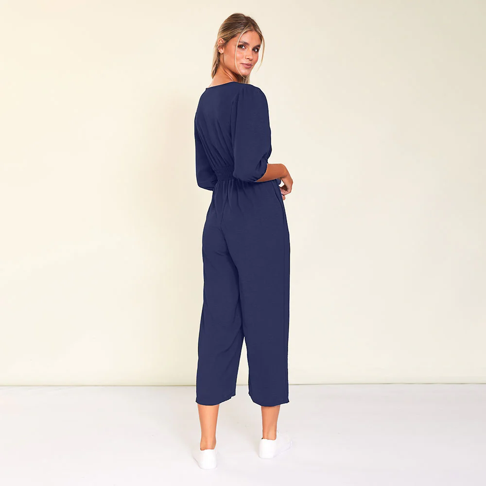 Lexi Jumpsuit (Navy) - Image 8
