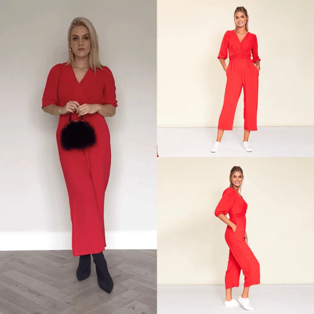 Lexi Jumpsuit (Red) - Image 2