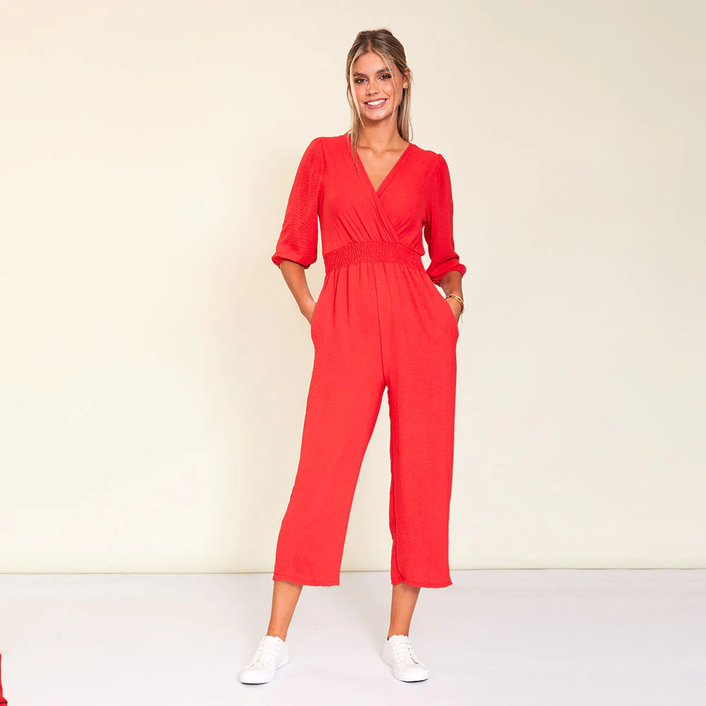 Lexi Jumpsuit (Red) - Image 5