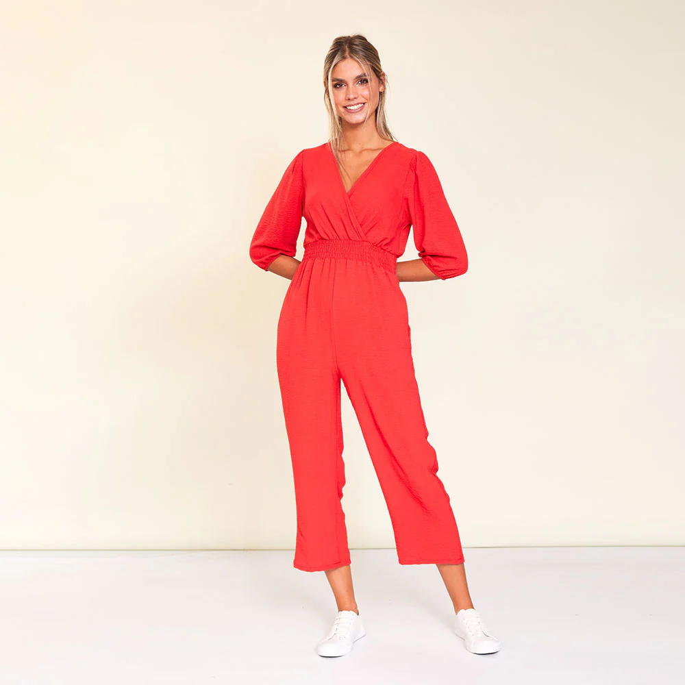 Lexi Jumpsuit (Red) - Image 6