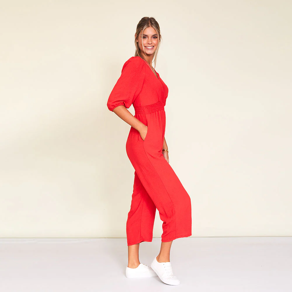 Lexi Jumpsuit (Red) - Image 7