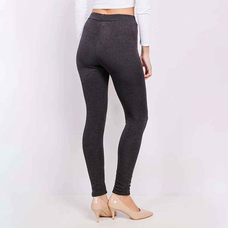 Lyla Fleece Legging (Black) - Image 4