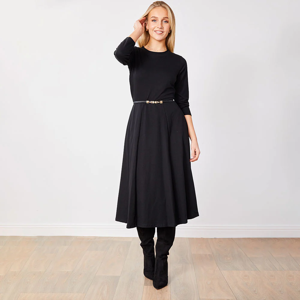Lizzie Dress (Black) - Image 3