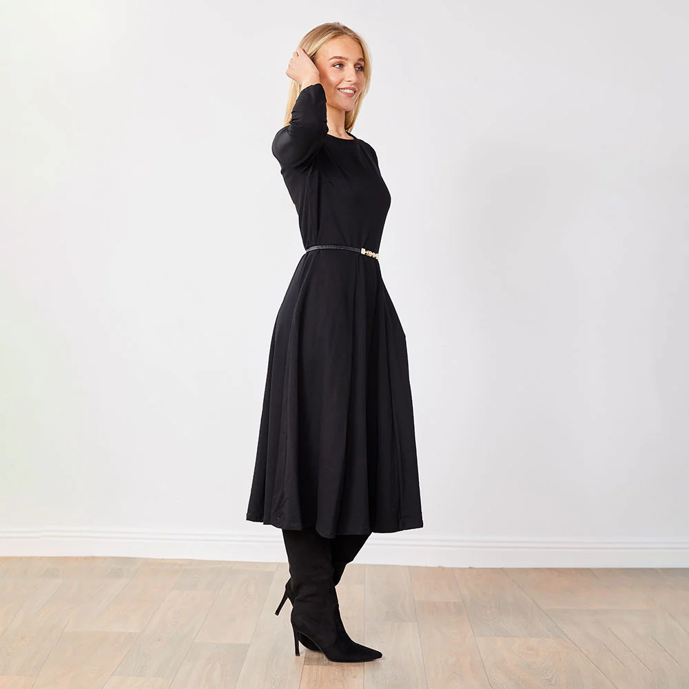 Lizzie Dress (Black) - Image 7