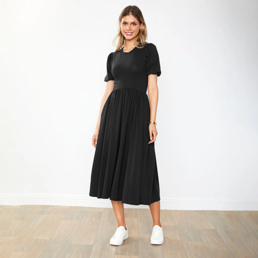 Lois Dress (Black) - Image 3