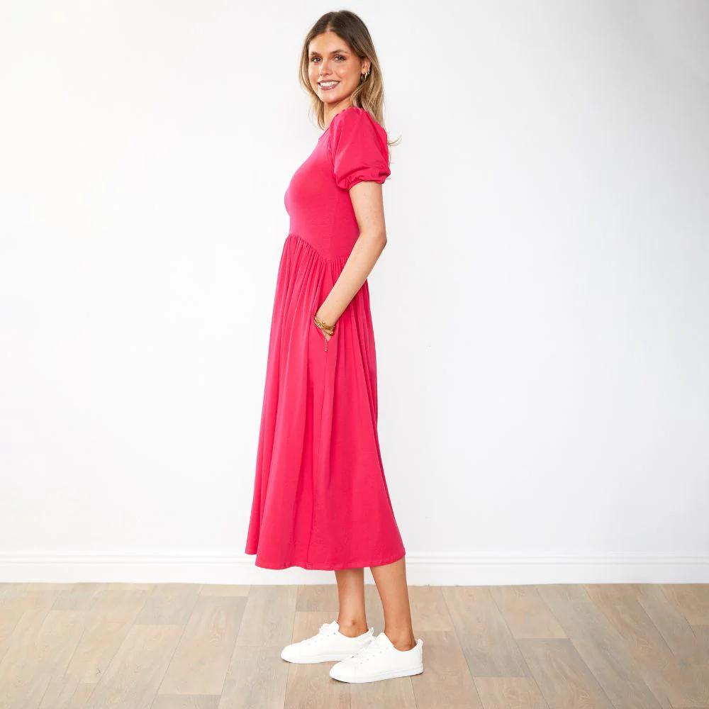 Lois Dress (Fuchsia) - Image 19