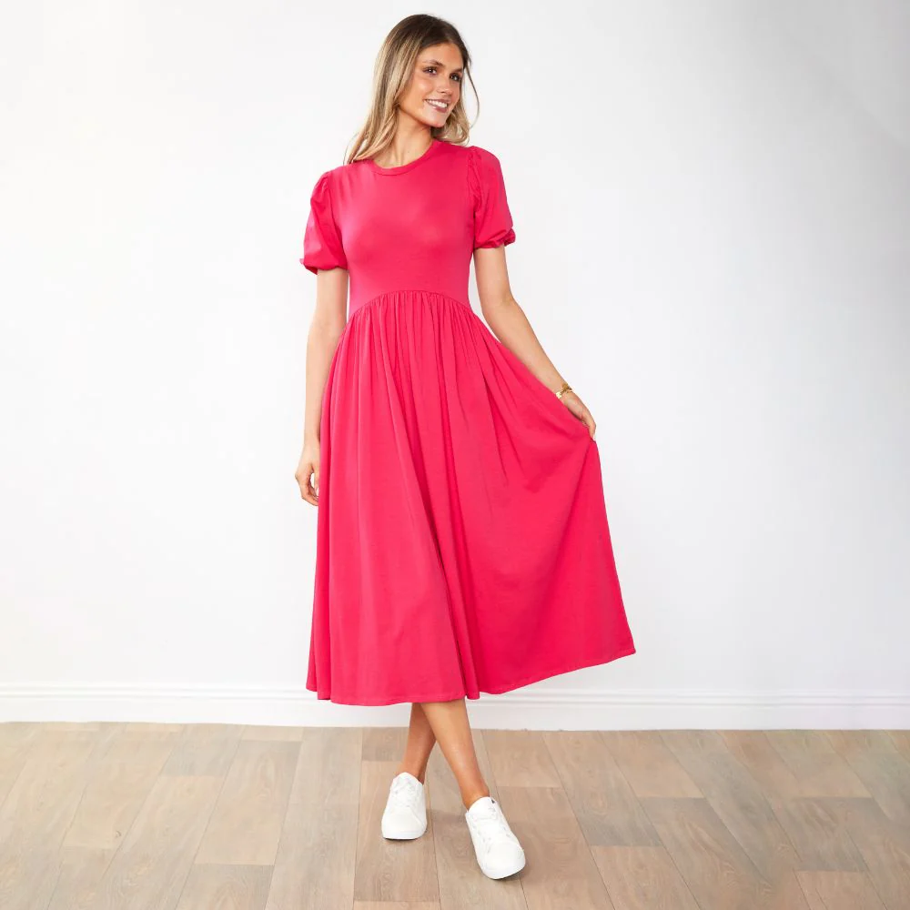 Lois Dress (Fuchsia) - Image 20