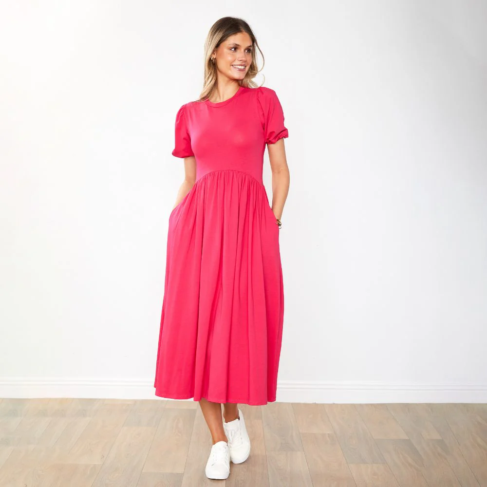 Lois Dress (Fuchsia) - Image 22