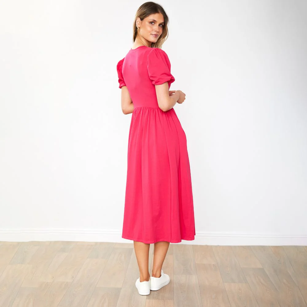 Lois Dress (Fuchsia) - Image 24