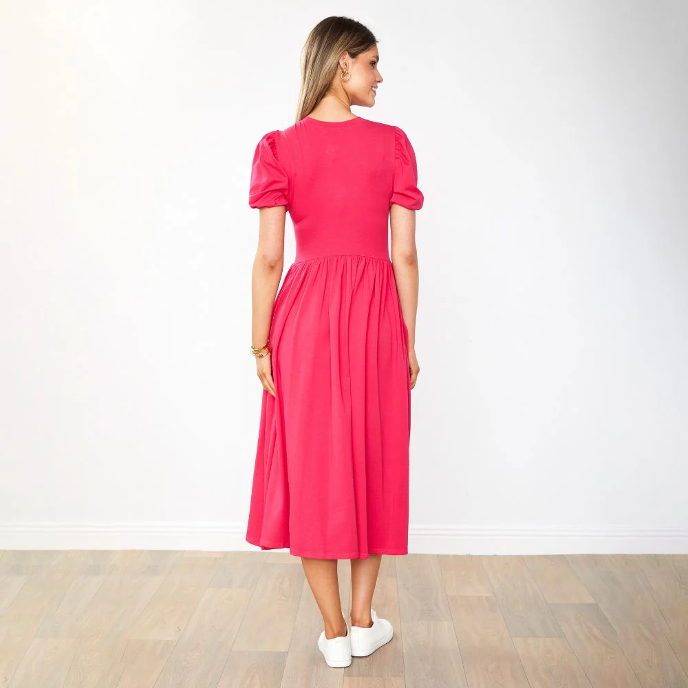 Lois Dress (Fuchsia) - Image 25