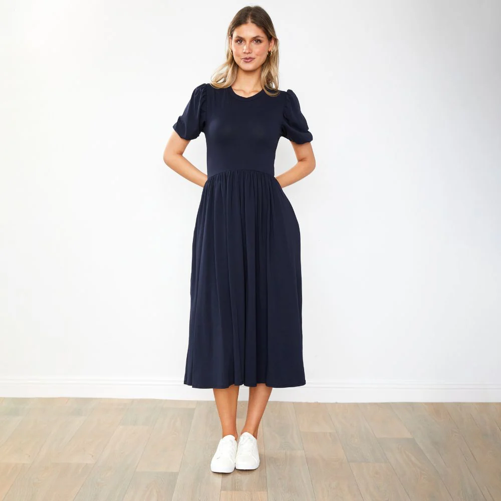 Lois Dress (Navy) - Image 13