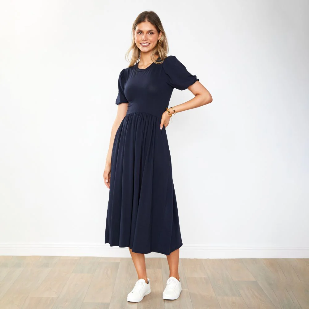 Lois Dress (Navy) - Image 14