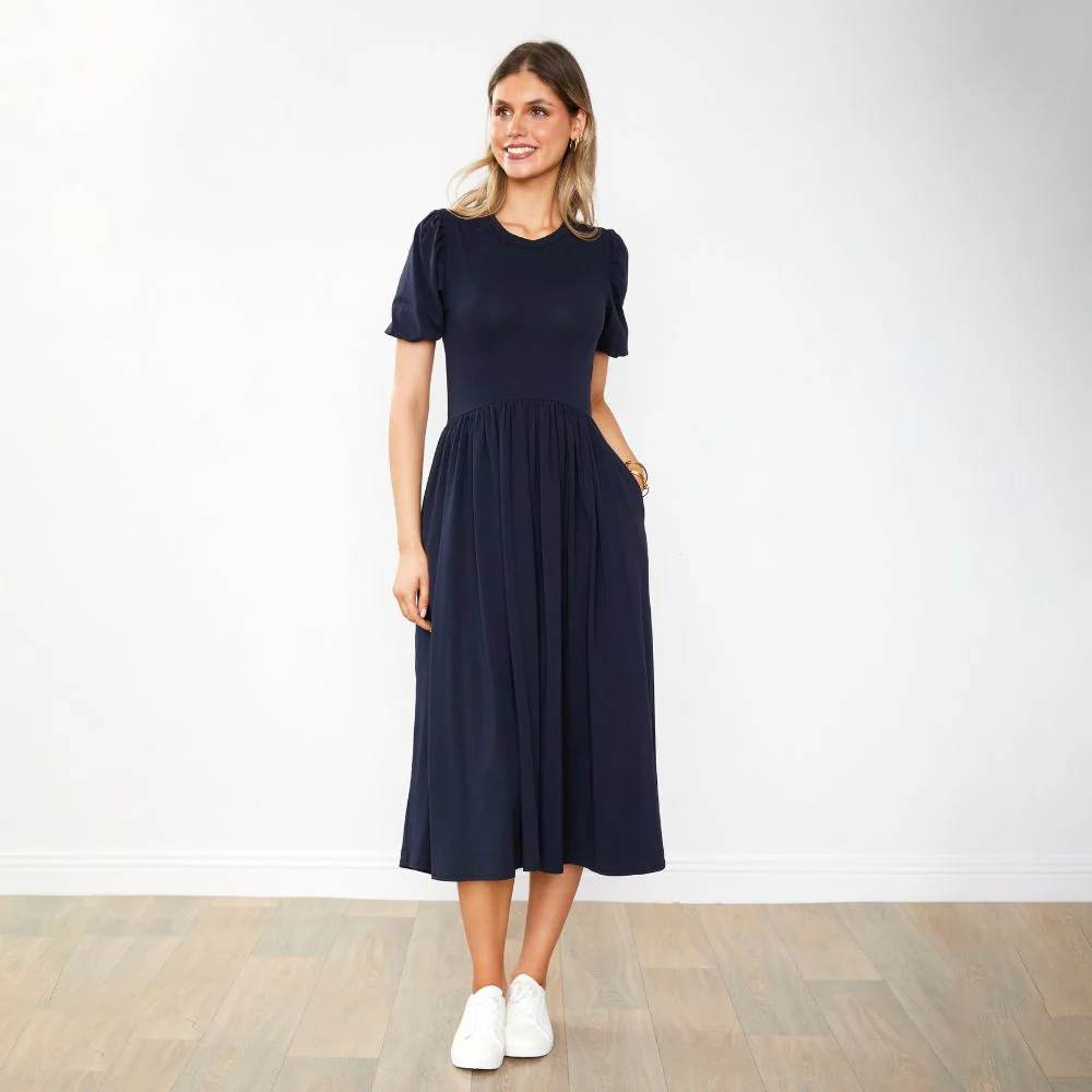 Lois Dress (Navy) - Image 16