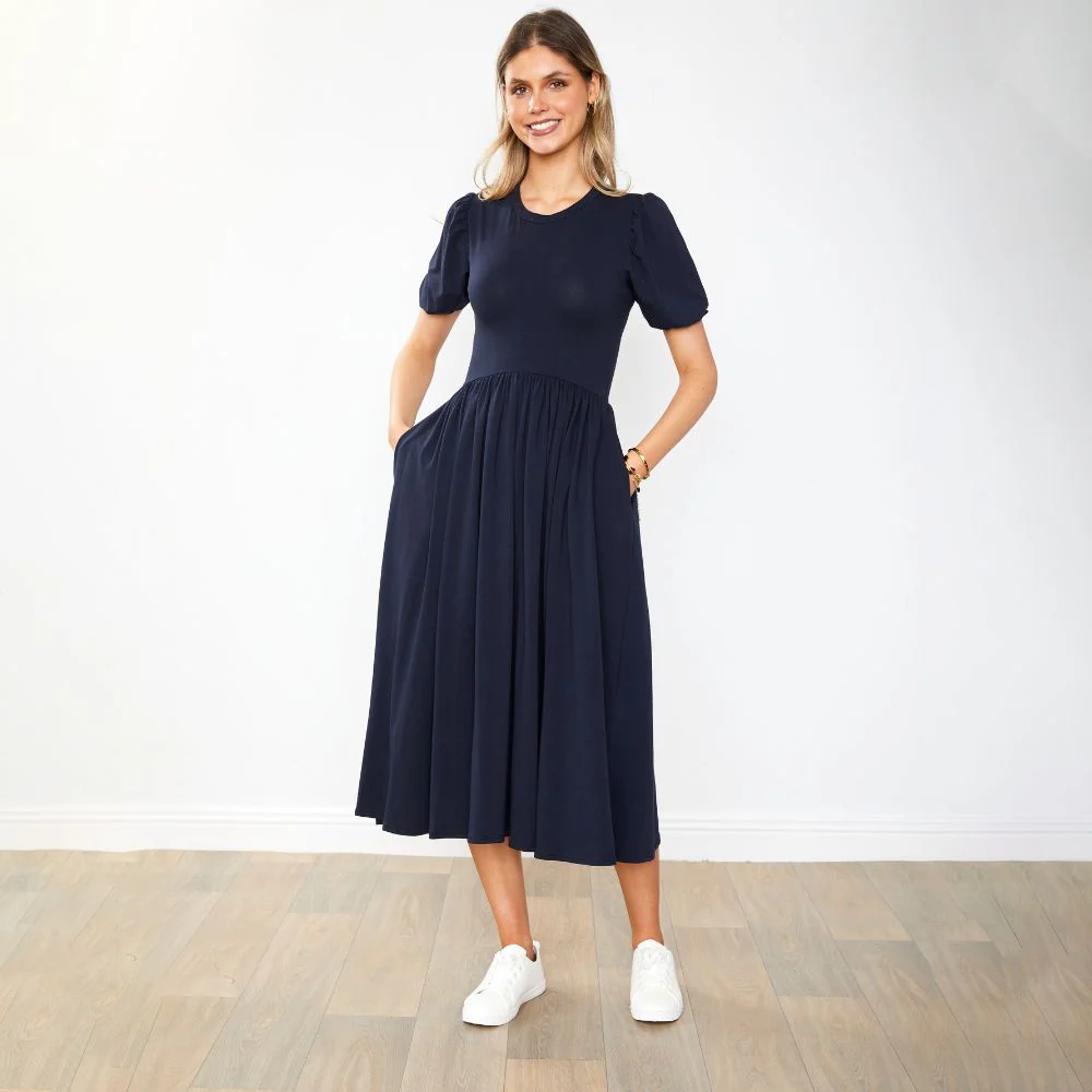 Lois Dress (Navy) - Image 18