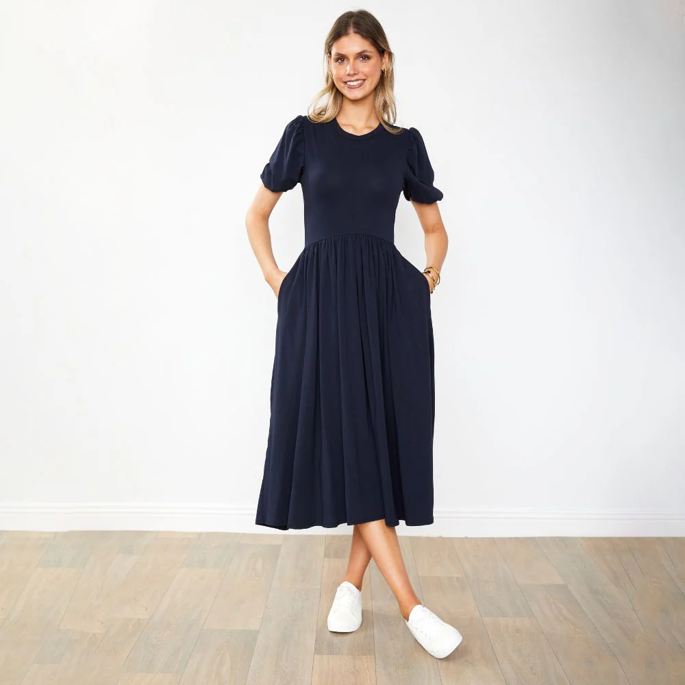 Lois Dress (Navy) - Image 19