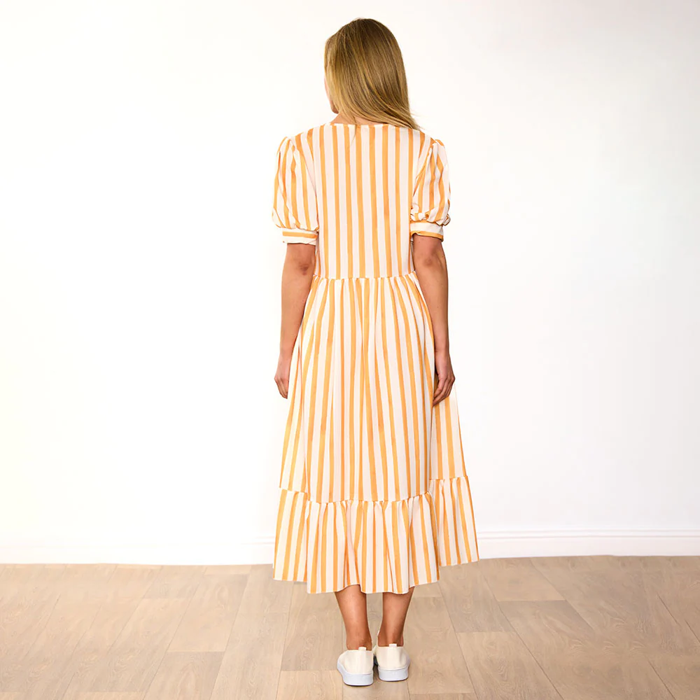 Lola Dress (Yellow Stripe) - Image 8