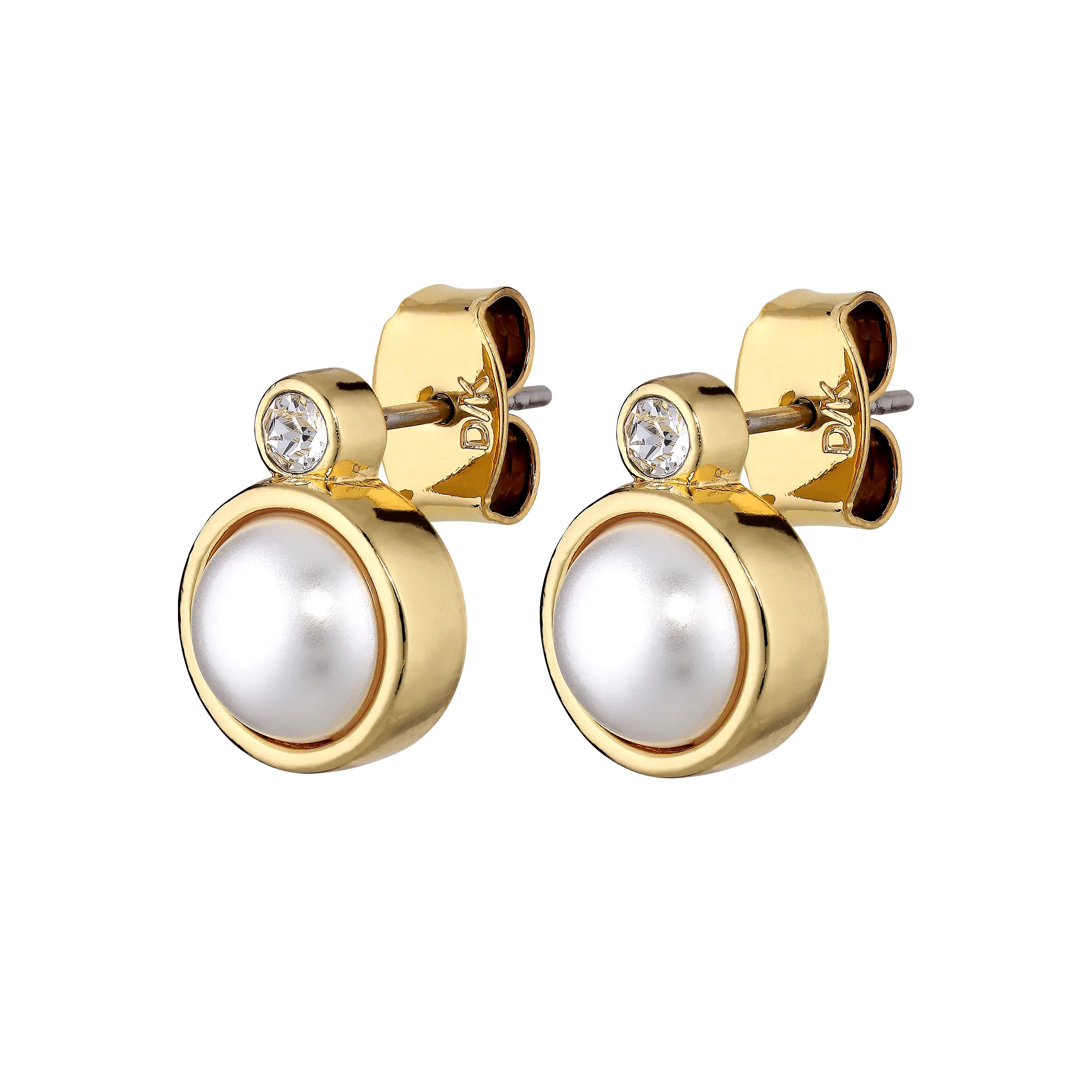 London White Pearl Earrings - Image 2